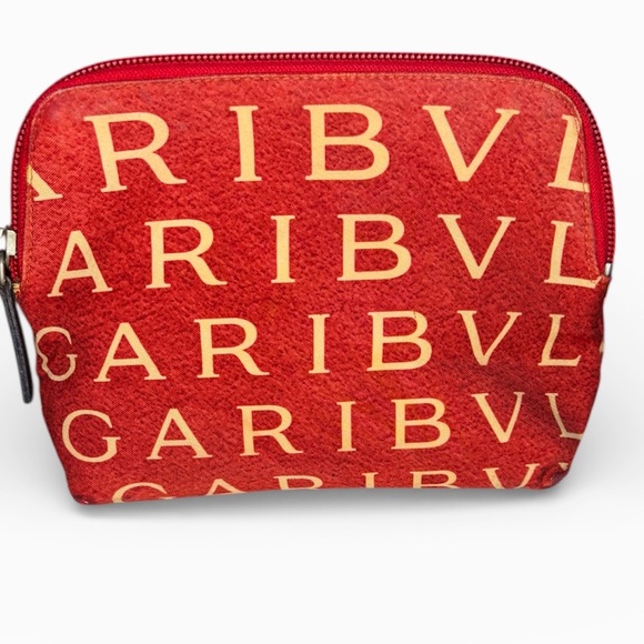 Bvlgari Logo Canvas Cosmetic Pouch – Authentic | COA Included - Picture 2 of 11